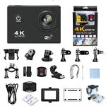 Cámara Deportiva 4K WiFi Ultra HD | Action Cam Sumergible con Control Remoto + Varios Colores