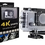 Cámara Deportiva 4K WiFi Ultra HD | Action Cam Sumergible con Control Remoto + Varios Colores