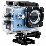 Cámara Deportiva 4K WiFi Ultra HD | Action Cam Sumergible con Control Remoto + Varios Colores