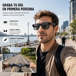 Gafas Inteligentes HD con Cámara Bluetooth con IA | Lentes Smart Manos Libres