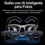 Gafas Inteligentes HD con Cámara Bluetooth con IA | Lentes Smart Manos Libres